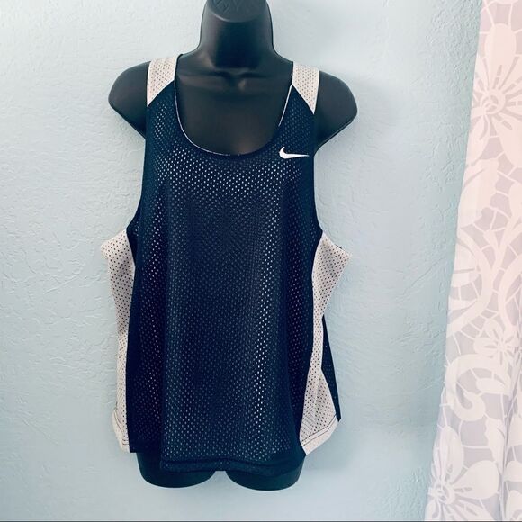 Nike reversible mesh jersey tank top. Size large. - Picture 1 of 11